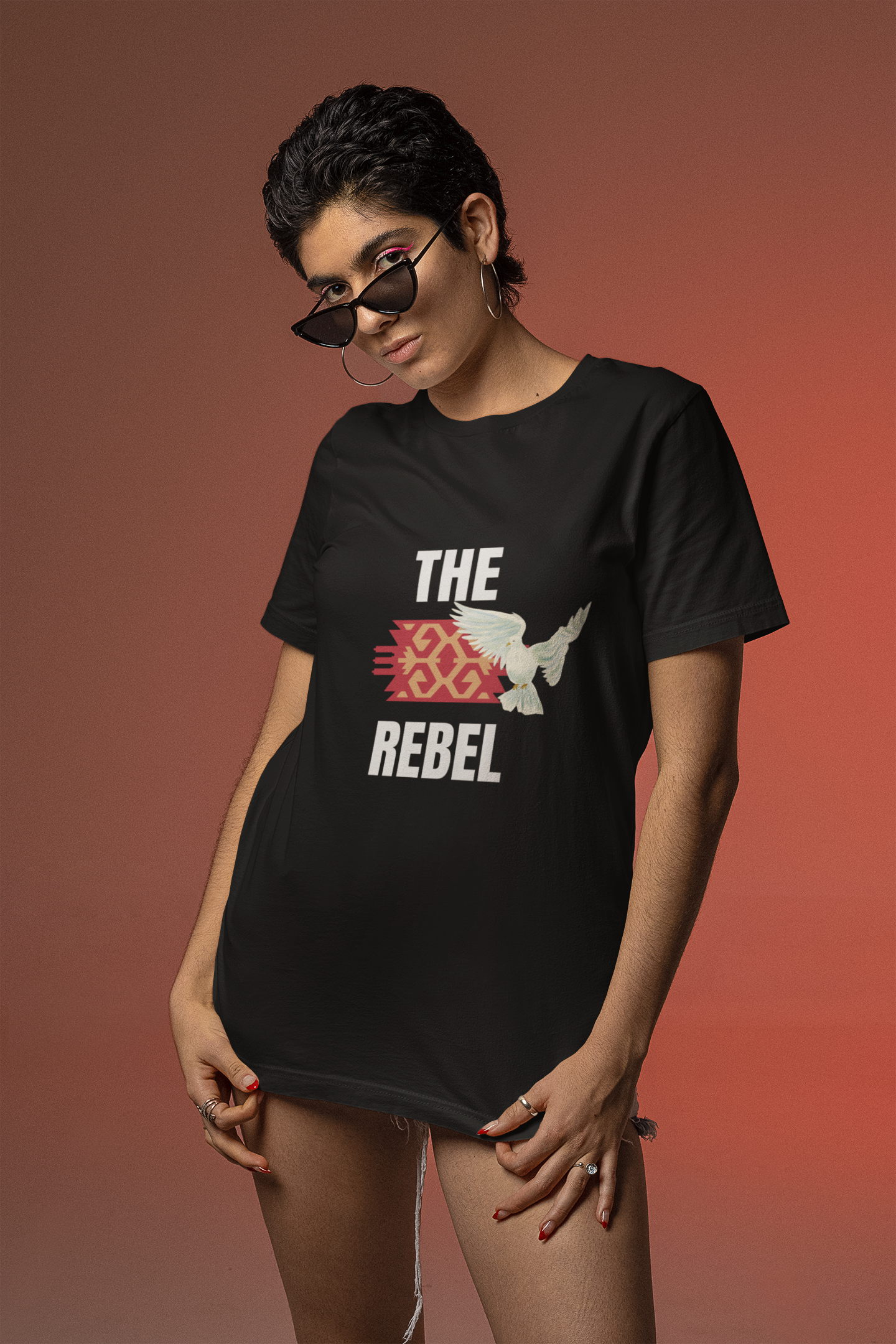 Maivershl "The Rebel" Unisex Cotton Crew Tee